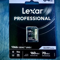 Lexar 64Gb Memory Card