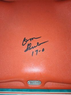 Autographed stadium seat