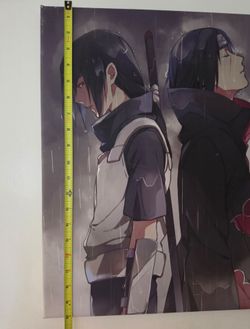 Canvas Itachi Uchiha Painting,16" W x 20" Large.