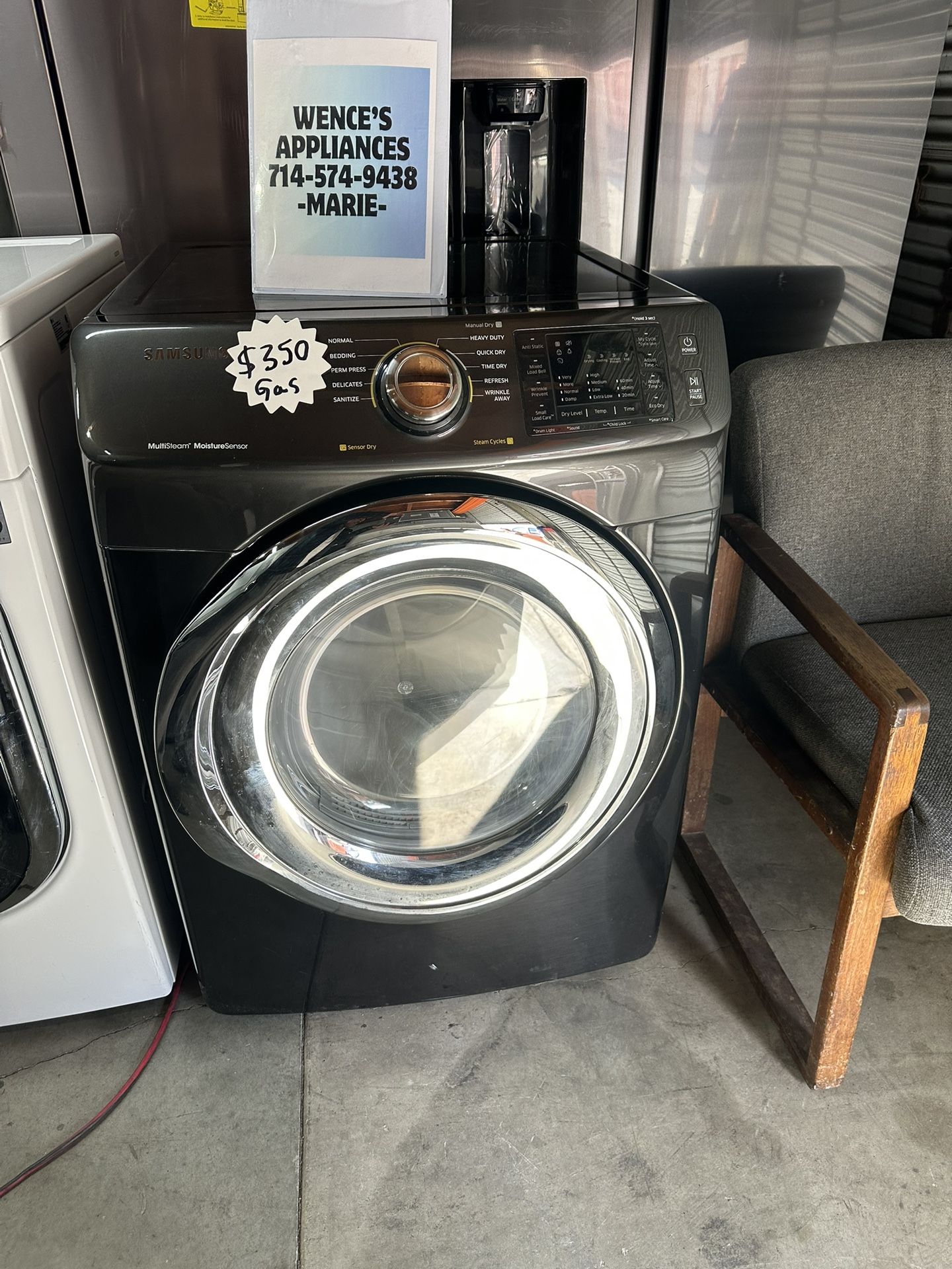 GAS DRYER SAMSUNG