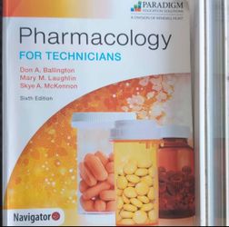 Pharmacology for Technicans