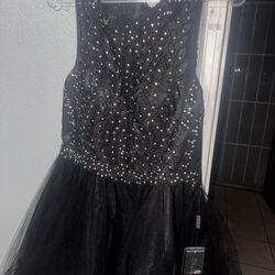 Black sparkly short dress!