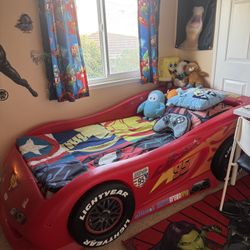 Twin Size Bed Frame with Mattress 