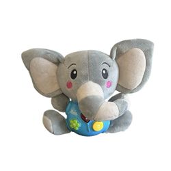 Plush Elephant Musical Baby Toy Stuffed Animal Sensory Lights Sounds Interactive