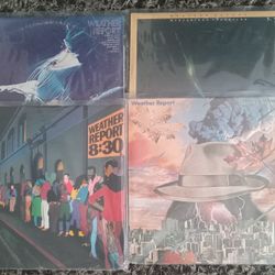 4 WEATHER REPORT JACO VINYL RECORD COLLECTION 