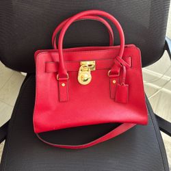 Red Michael Kors Bag