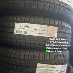 225/70R14 Hankook Set of Tires Installed and Balanced Set de Llantas Nuevas Instaladas y Balanceadas