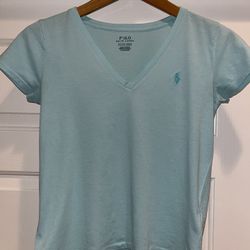 Wmns sz S Polo Ralph Lauren T-shirt (aqua green)
