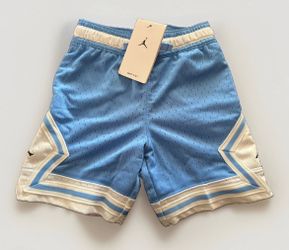 Jordan Shorts Boys small  University Blue Jumpman Diamond Nike Air Kids 4- 6 new
