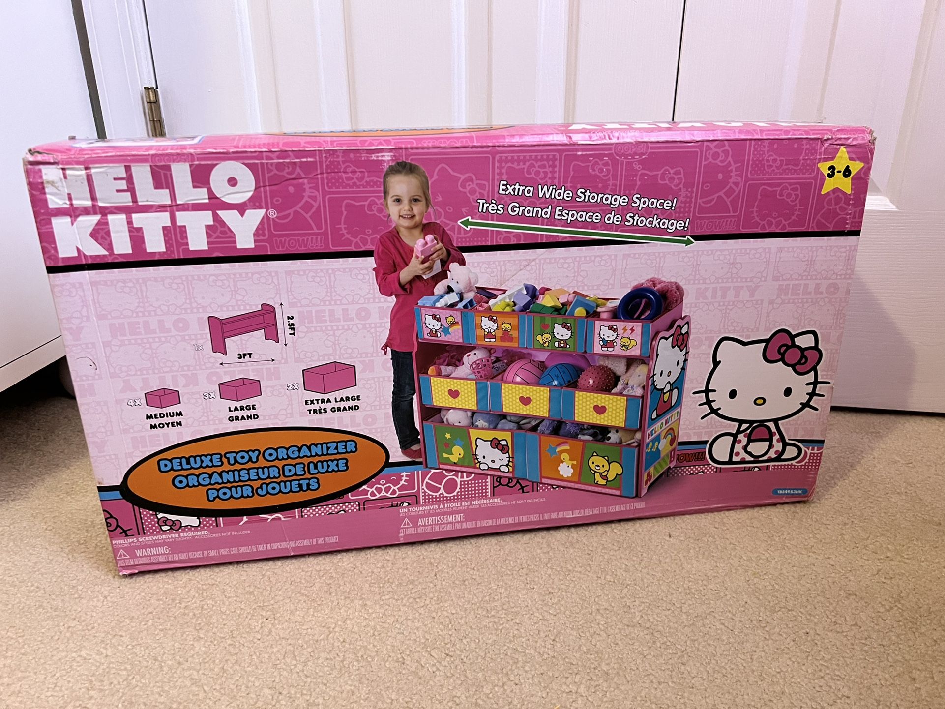 Hello Kitty Storage Organizer