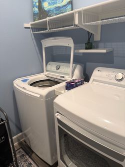 LG washing machine and dryer