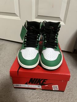 WORN ONCE JORDAN 1 LUCKY GREEN SIZE 10.5 MEN