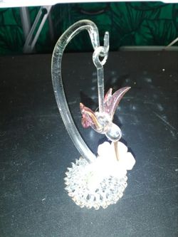Handmade Crystal hummingbird