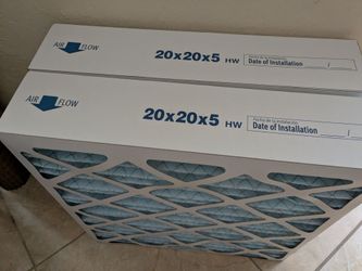 2 New Honeywell AC Filters 20x20x5 Merv 11