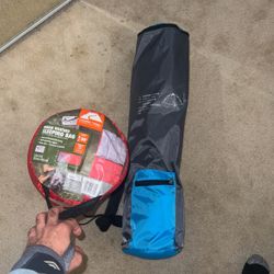 Tent For Camping (4 People) + Sleeping Bag - Brand New!