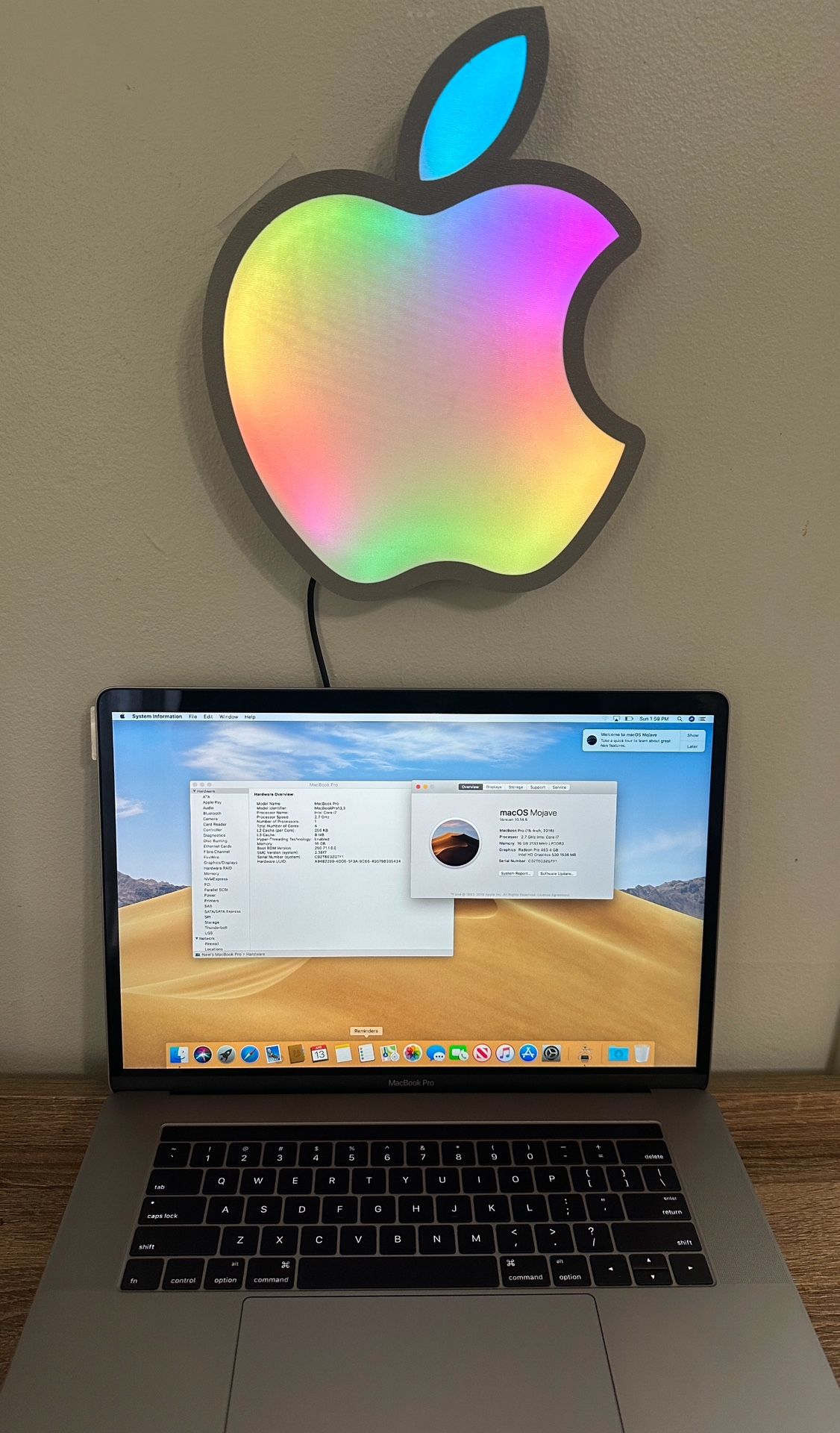 2016 APPLE MACBOOK PRO SPACE GRAY Computers & Accessories