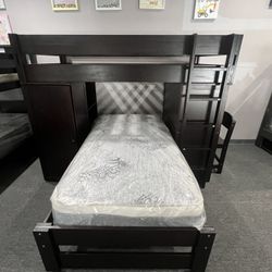 Twin Over Twin Bunk Bed 