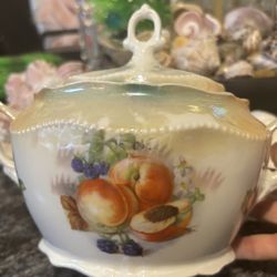 Gorgeous, Very Old Antique German Fruit Bowl