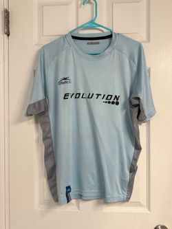Athletica Evolution Athletic Jersey Blue & Gray Size Medium