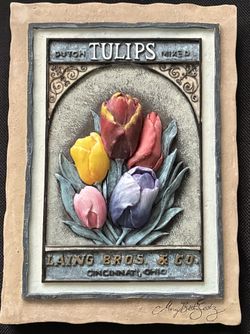 Stone decoration Tulips
