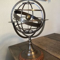 Vintage Zodiac Armillary Sphere Globe Astrology Horoscope