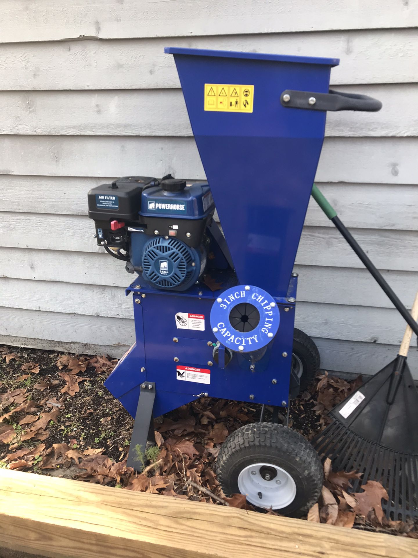 3” Chipper Got It Over Summer, Moving Soon , Trying To Clean Out Shed