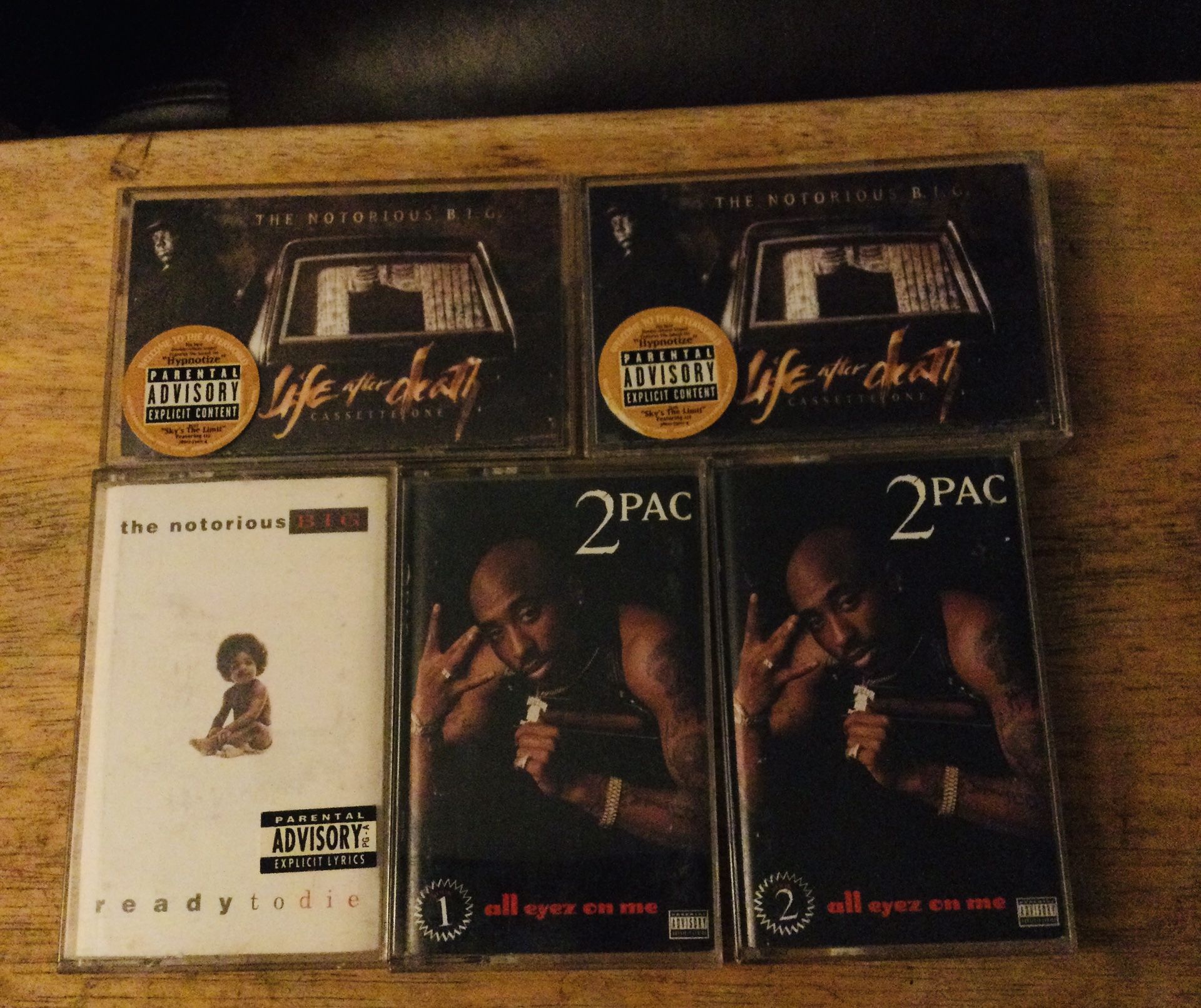2pac Notorious Big Cassette Tapes 