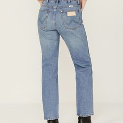 Wrangler Women's Wild West 603 High Rises Straight Fits 26 X28 Jeans NWT rodeo