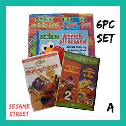NWT Sesame Street 6pc Gift Set A