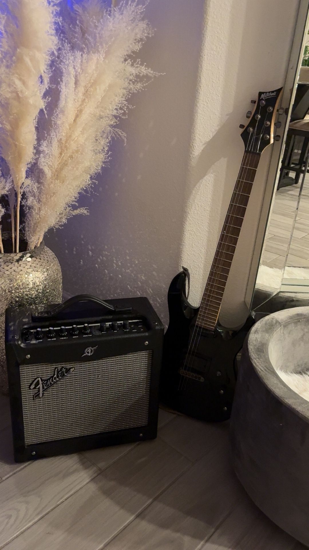 Electric Guitar + Amp Bundle β Mitchell MD200 & Fender Mustang V2