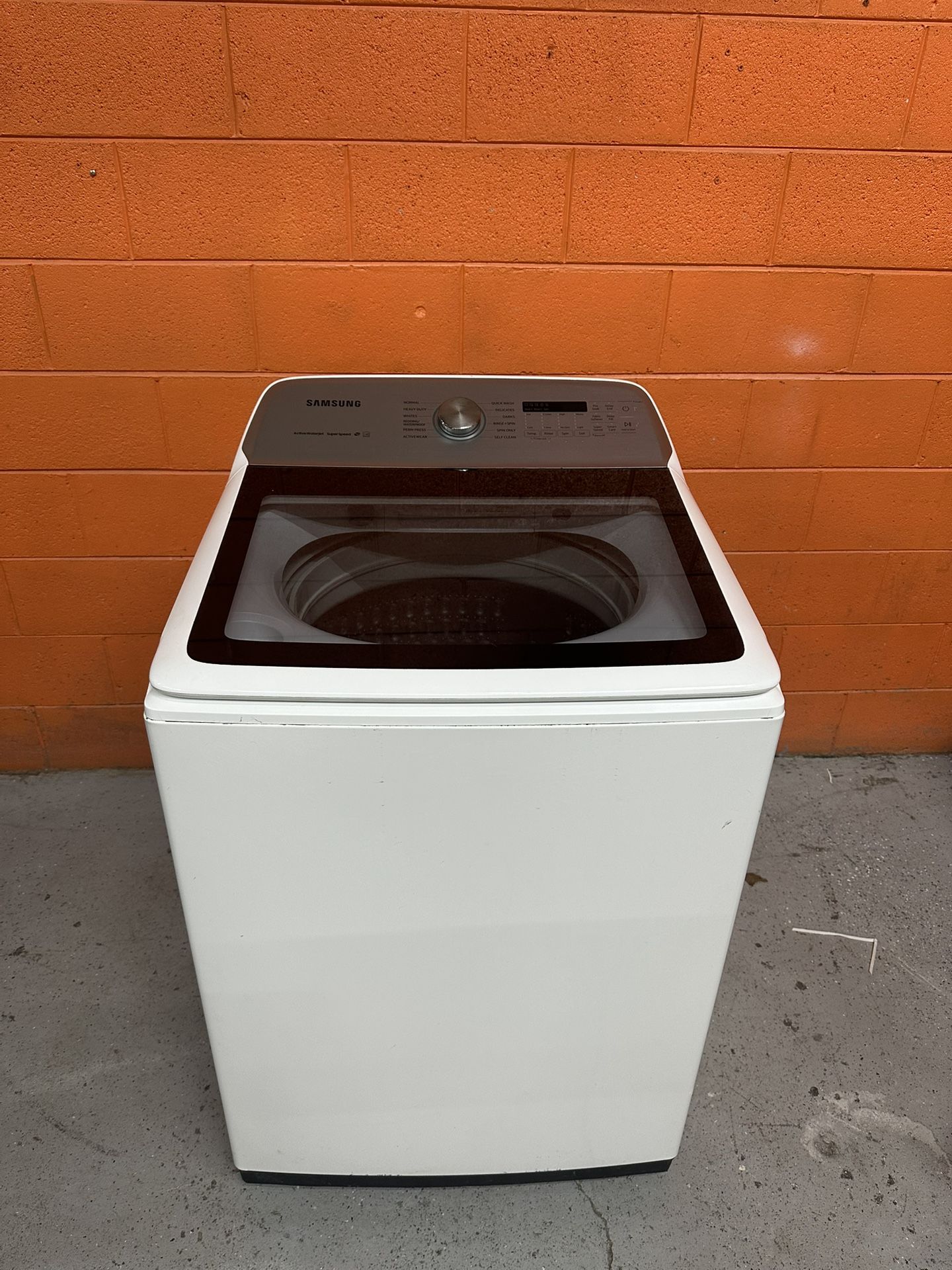 Washer Big Capacity Load