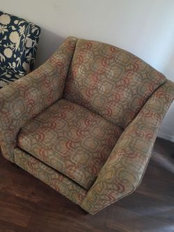 Brown recliner chair