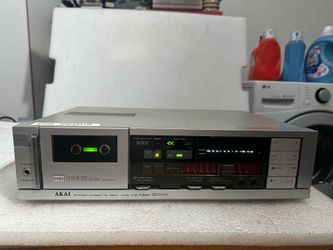Vintage Akai CS-F36R 3 HEAD Auto Reverse Cassette Deck FOR REPAIR