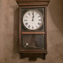 WALTHAM WALL CLOCK VERY NICE CONDITION 