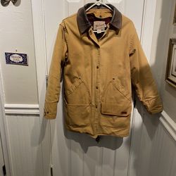 Ladies Size Small Woolrich Wool Lined Rugged Outdoorwear Field Coat
