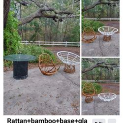 Rattan Bamboo Pieces 