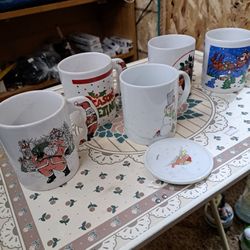 Coffee tea cups holiday cups