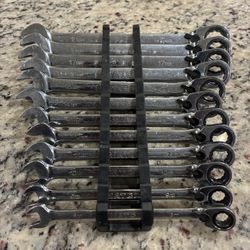 Matco 12pc Metric Reversible Combination Ratcheting Wrenches 