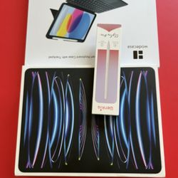 Apple iPad Pro 12.9” 6th Generation (M2 Chip / 2022 Model) 256gb with Pencil & Keyboard  case 