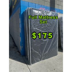 FULL MATTRESS WITH BOX SPRING