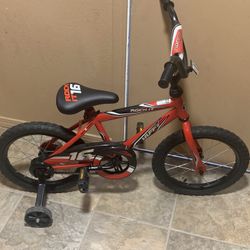 LIKE NEW!! Huffy 16” Bike With Training Wheels 