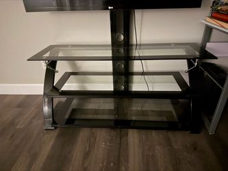 TV stand with a built-in TV mount