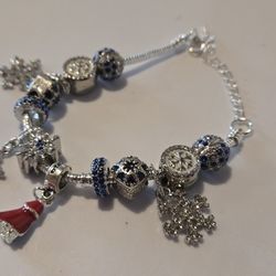 Pandora-like FROZEN winter Bracelet