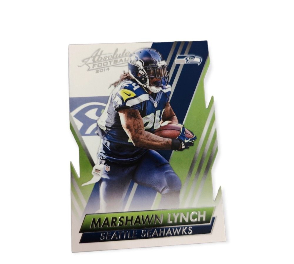 2014 Absolute Retail Seattle Seahawks Football Card #58 Marshawn Lynch