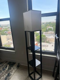 5-Ft Floor Lamp with USB Charging Port – $25