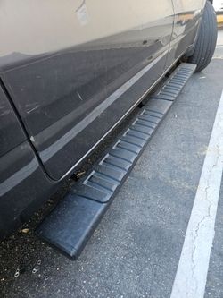 Black Truck Running Board Side Step