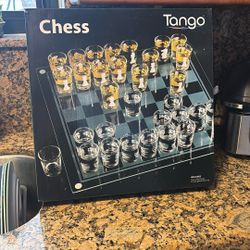 New Board Chess Shot Glass Game - Perfect Gift - Brand New 