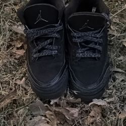 Nike Air Jordan 3 Retro Black Cat 2025 GS Size 5Y
