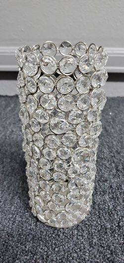 Crystal Pillar Candle Holder