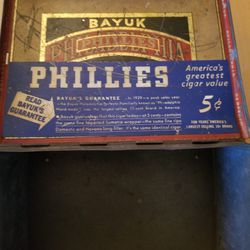 1945 Phillies Cigars TIN BOX 